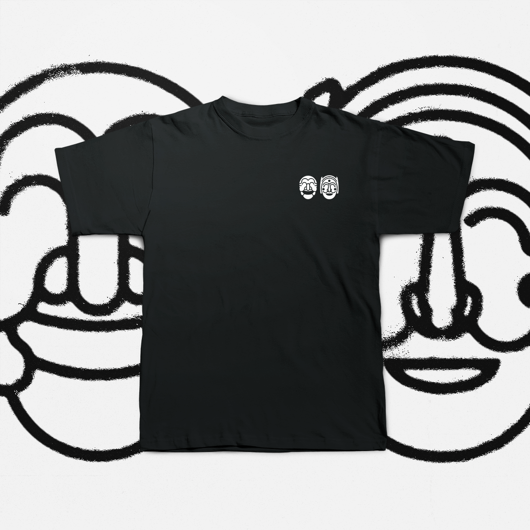 HAHOE-TAL (MAN GRAPHIC) T-SHIRT_BLACK