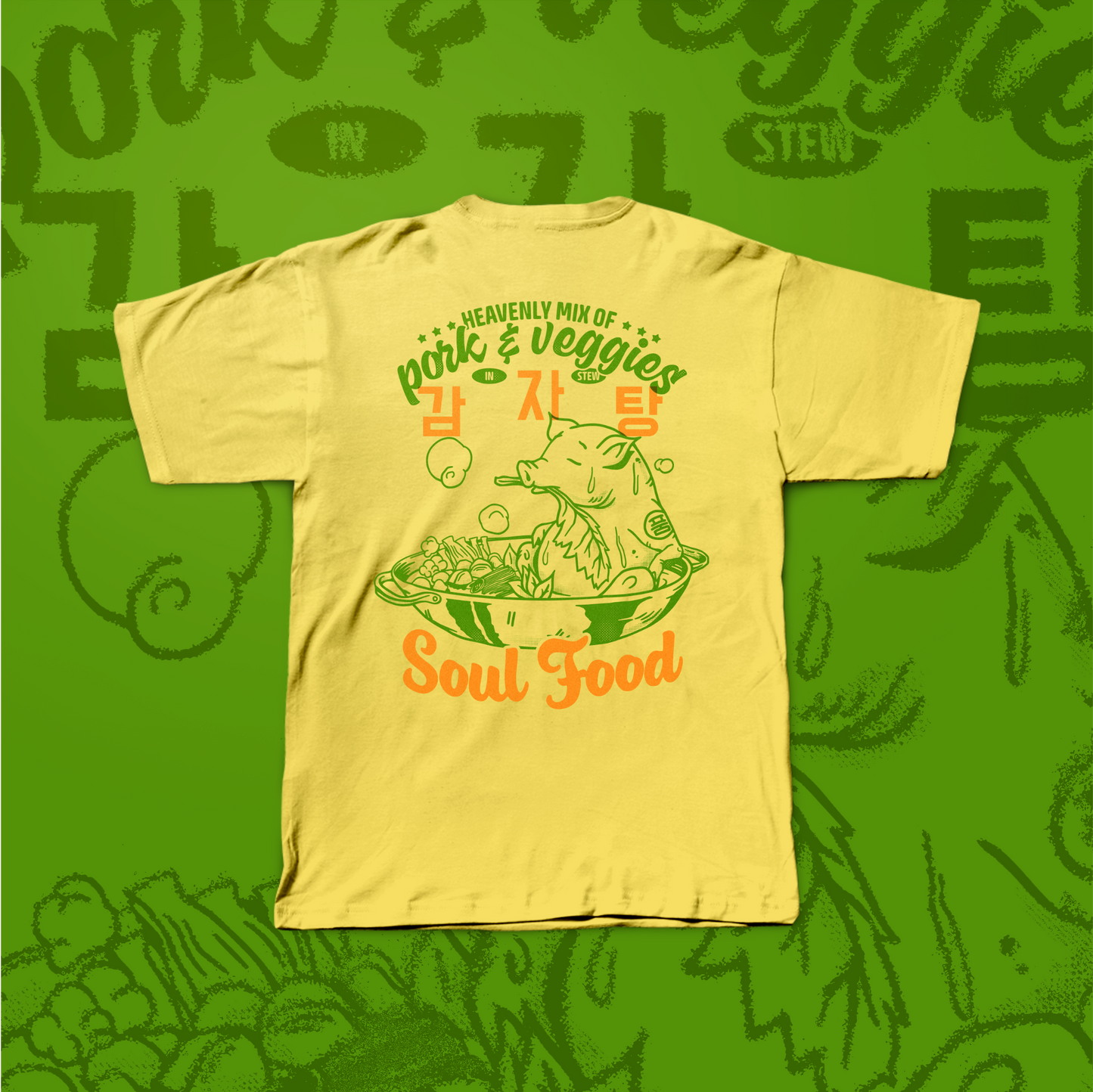 [SOUL FOOD] PIG BACKBONE STEW T-SHIRT