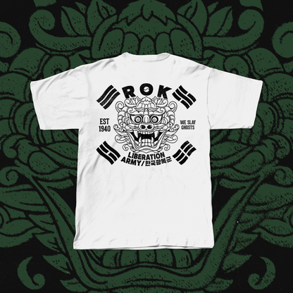 ROK LIBERATION ARMY TEE_BLACK & WHITE